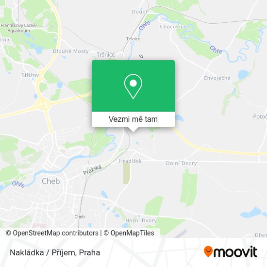 Nakládka / Příjem mapa