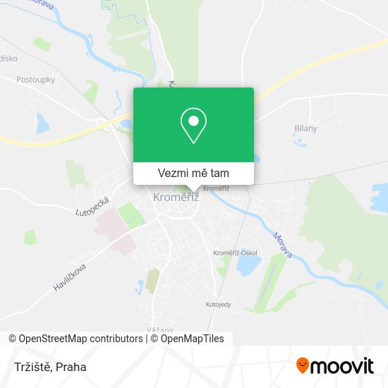 Tržiště mapa
