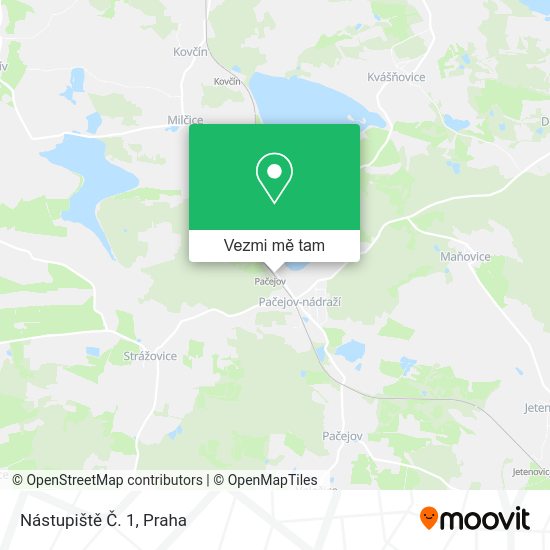 Nástupiště Č. 1 mapa