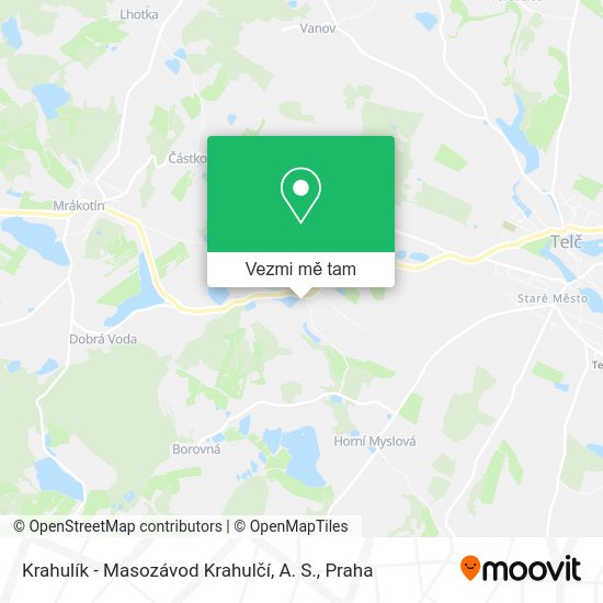 Krahulík - Masozávod Krahulčí, A. S. mapa