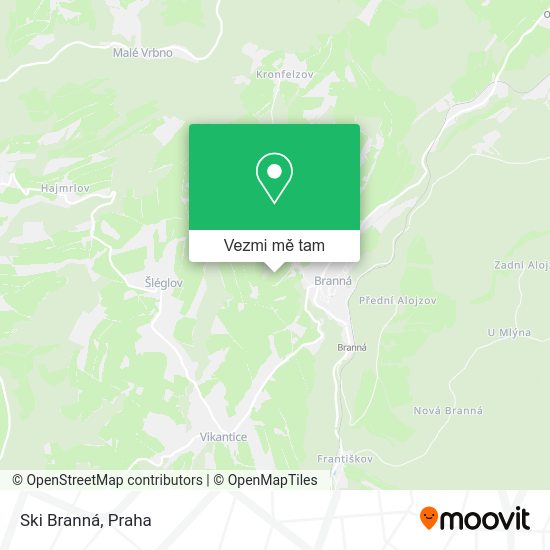 Ski Branná mapa