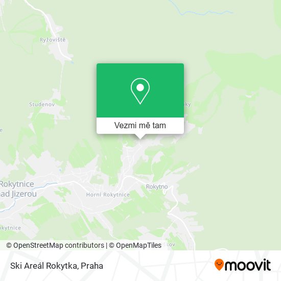 Ski Areál Rokytka mapa