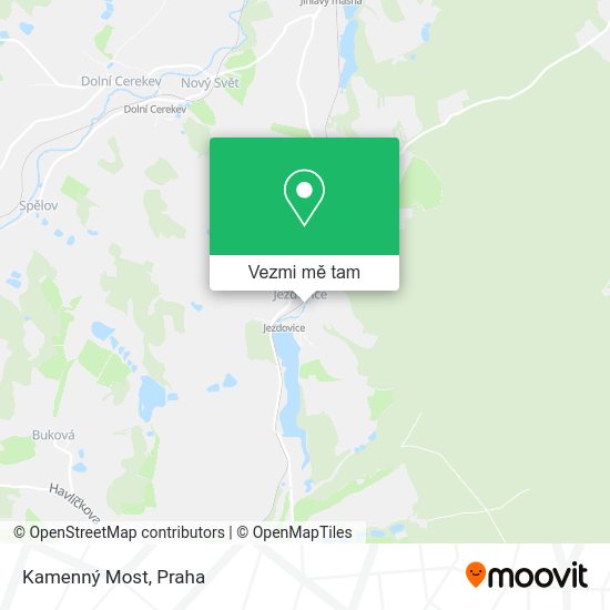 Kamenný Most mapa