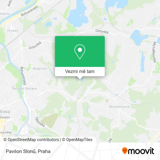 Pavilon Slonů mapa