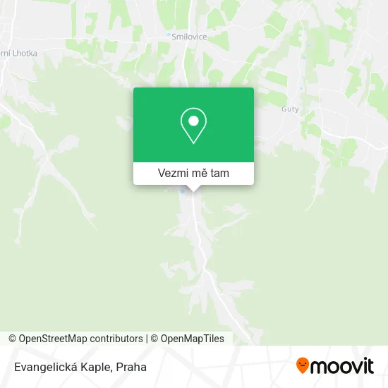 Evangelická Kaple mapa