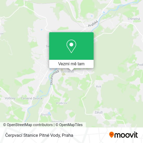 Čerpvací Stanice Pitné Vody mapa