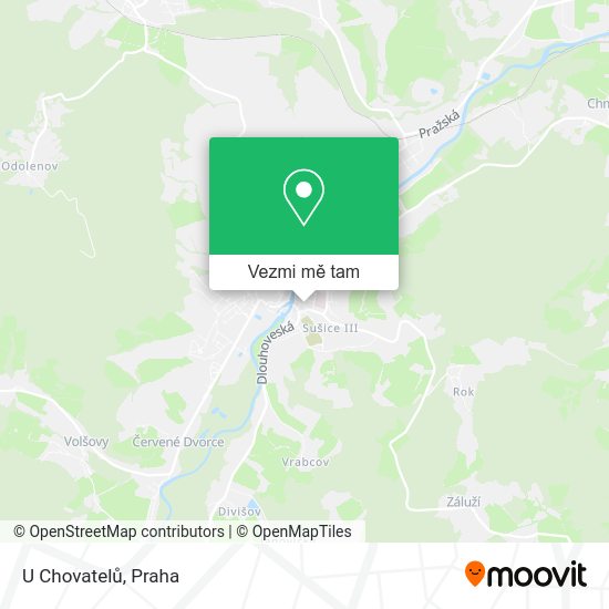 U Chovatelů mapa