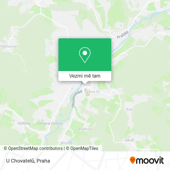 U Chovatelů mapa