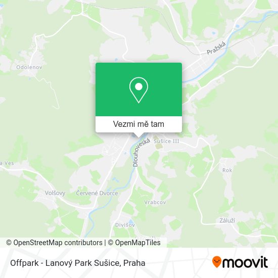 Offpark - Lanový Park Sušice mapa