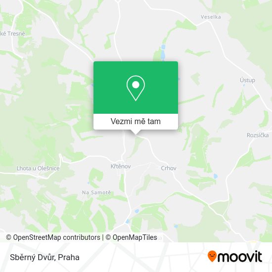 Sběrný Dvůr mapa