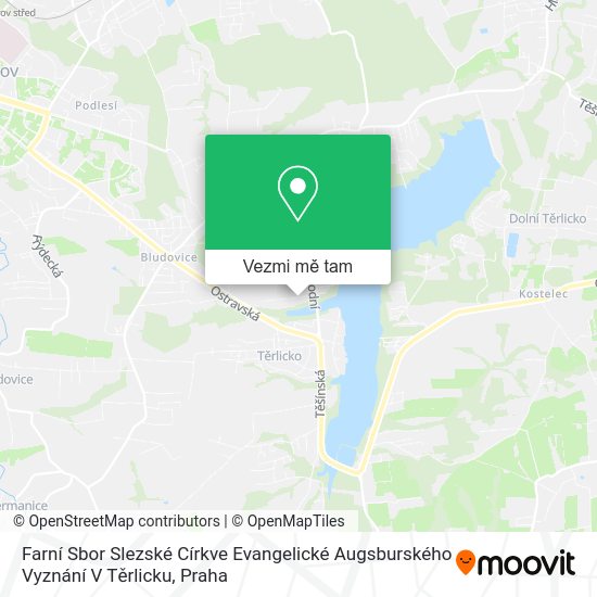 Farní Sbor Slezské Církve Evangelické Augsburského Vyznání V Těrlicku mapa
