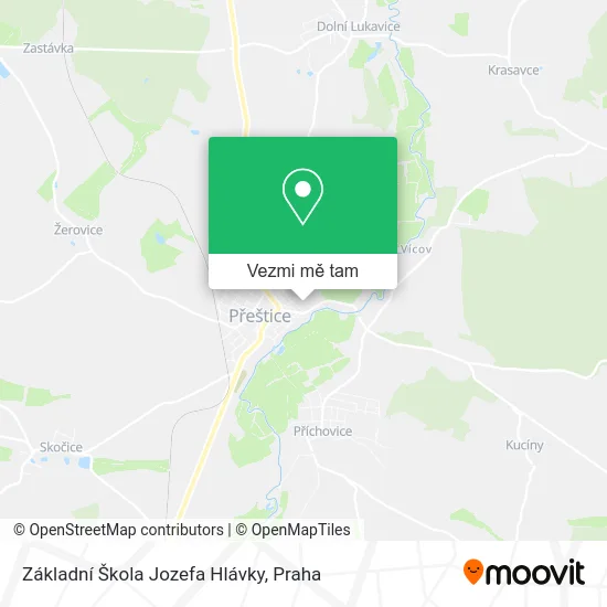 Základní Škola Jozefa Hlávky mapa