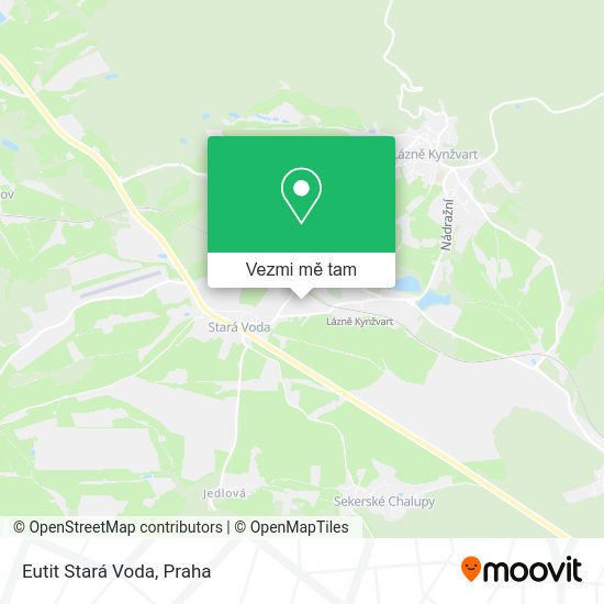 Eutit Stará Voda mapa