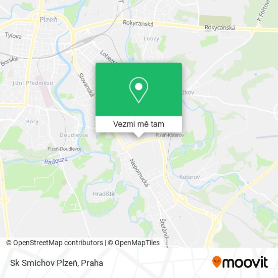 Sk Smíchov Plzeň mapa