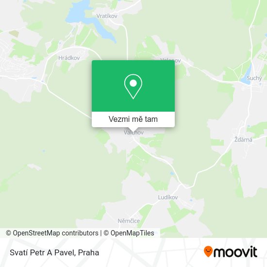 Svatí Petr A Pavel mapa