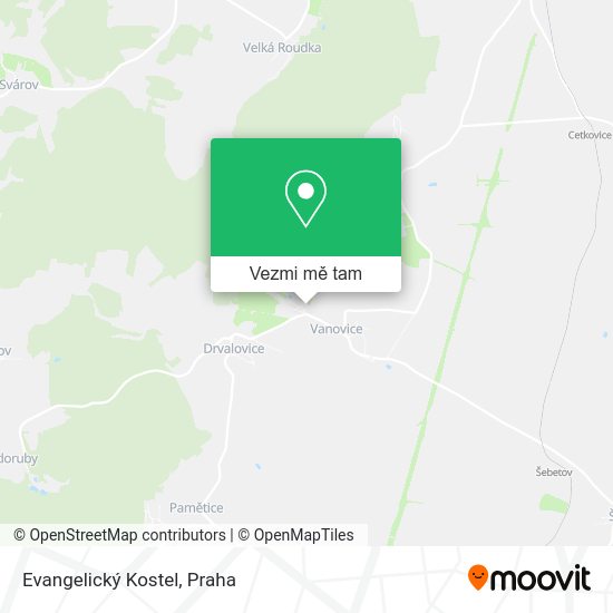 Evangelický Kostel mapa