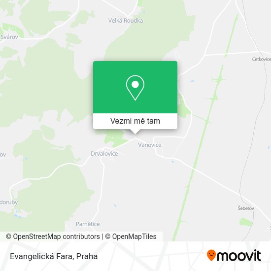Evangelická Fara mapa