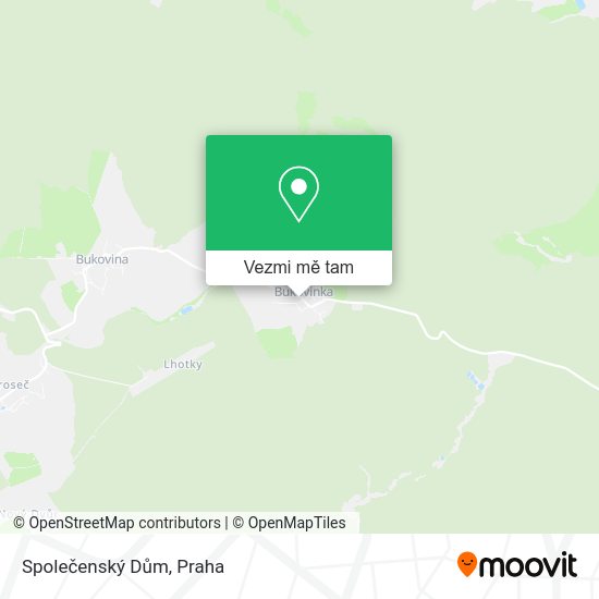Společenský Dům mapa
