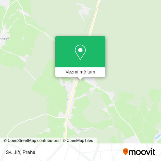 Sv. Jiří mapa