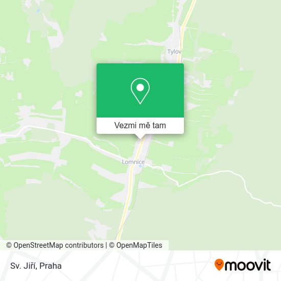 Sv. Jiří mapa
