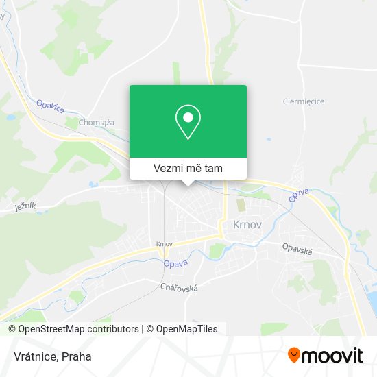 Vrátnice mapa