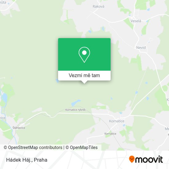 Hádek Háj. mapa