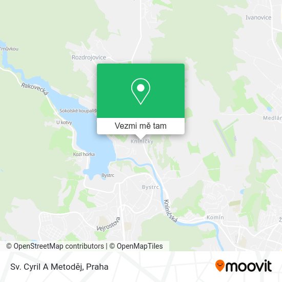 Sv. Cyril A Metoděj mapa