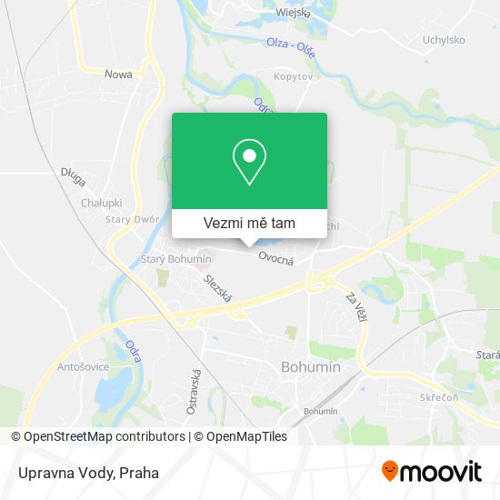 Upravna Vody mapa