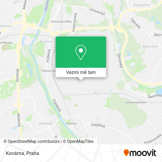 Kovárna mapa