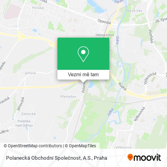 Polanecká Obchodní Společnost, A.S. mapa