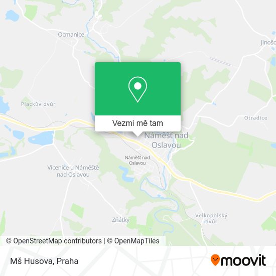 Mš Husova mapa
