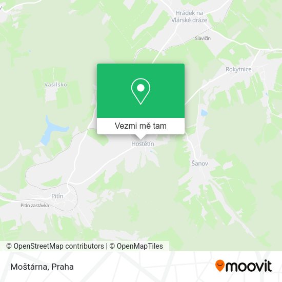Moštárna mapa