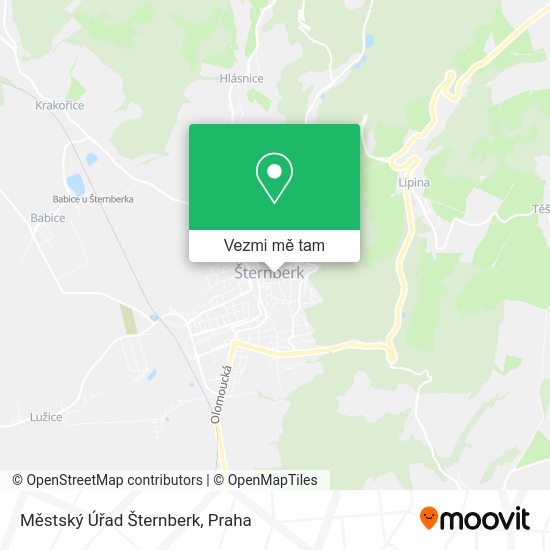 Městský Úřad Šternberk mapa