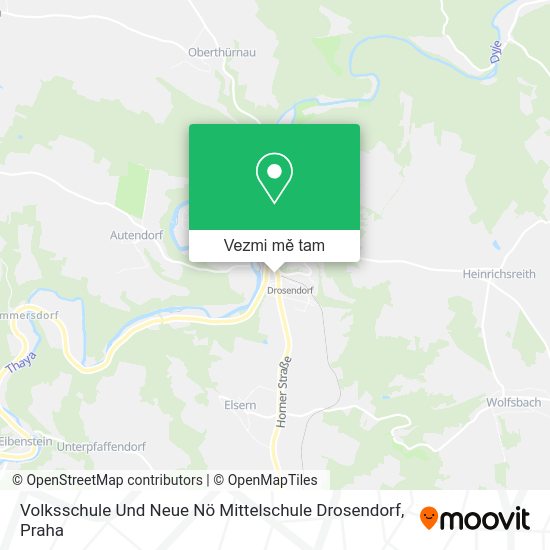 Volksschule Und Neue Nö Mittelschule Drosendorf mapa
