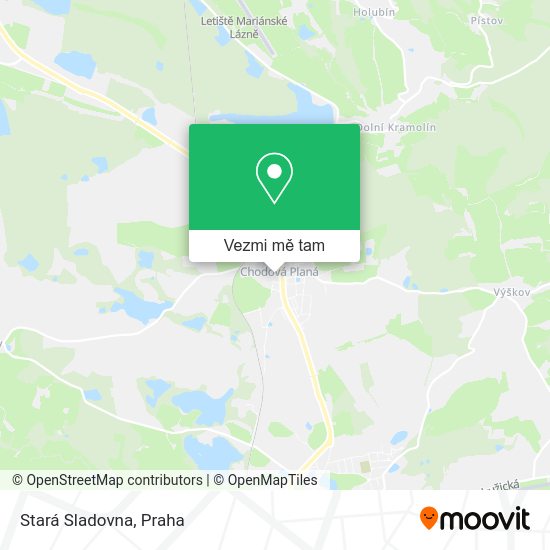 Stará Sladovna mapa