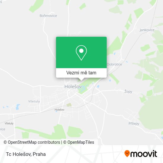Tc Holešov mapa