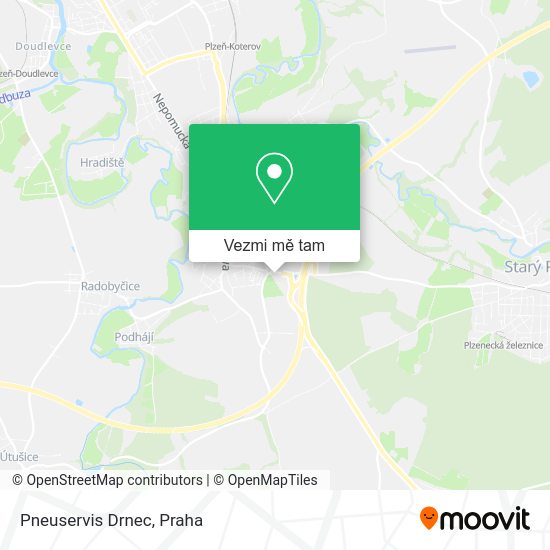 Pneuservis Drnec mapa