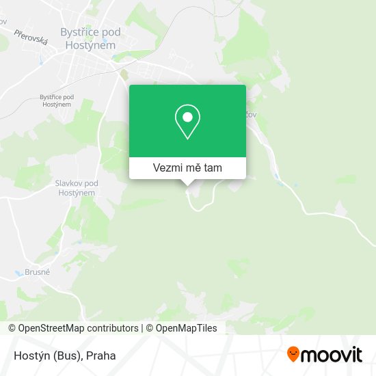 Hostýn (Bus) mapa