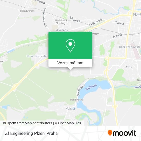 Zf Engineering Plzeň mapa