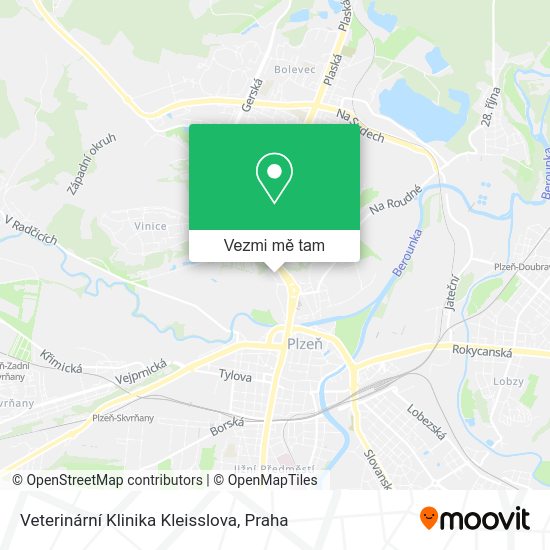 Veterinární Klinika Kleisslova mapa