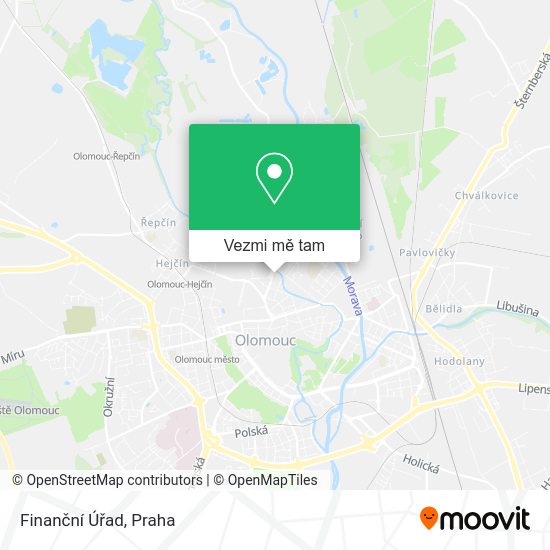 Finanční Úřad mapa