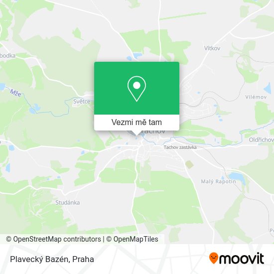 Plavecký Bazén mapa