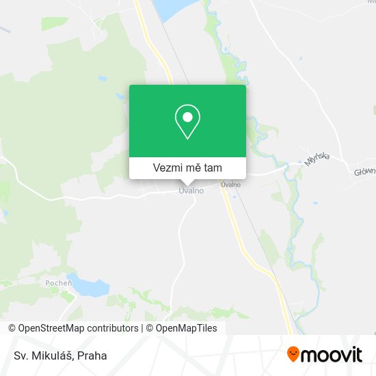 Sv. Mikuláš mapa