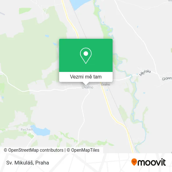 Sv. Mikuláš mapa