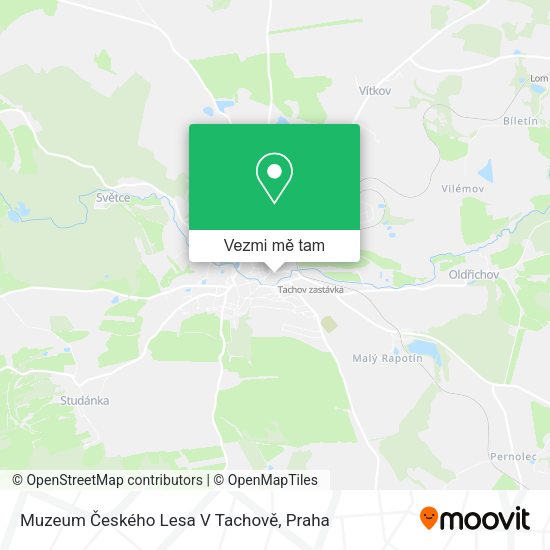 Muzeum Českého Lesa V Tachově mapa
