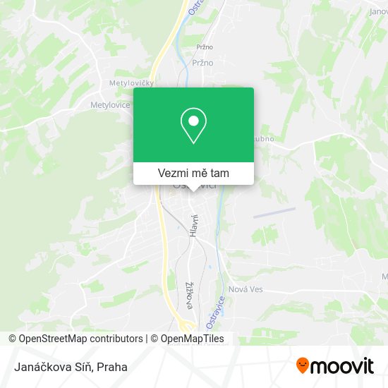 Janáčkova Síň mapa