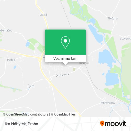 Ika Nábytek mapa