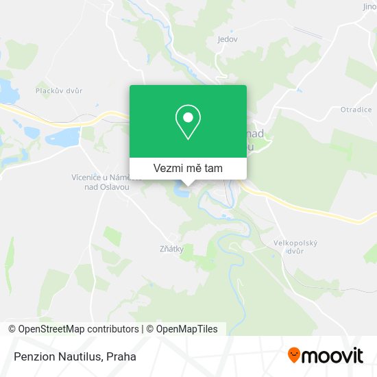 Penzion Nautilus mapa