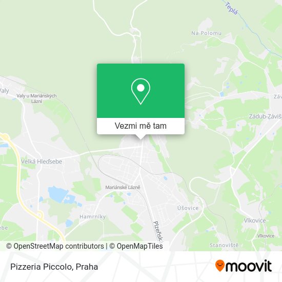 Pizzeria Piccolo mapa