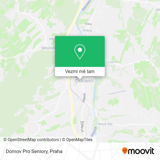 Domov Pro Seniory mapa